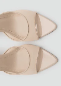 Pointed-heel sandals