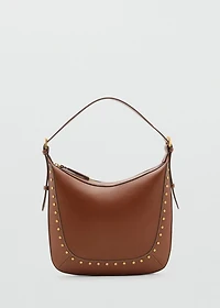 Studded shoulder bag