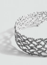 Lurex choker necklace