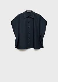 Oversized short-sleeved shirt