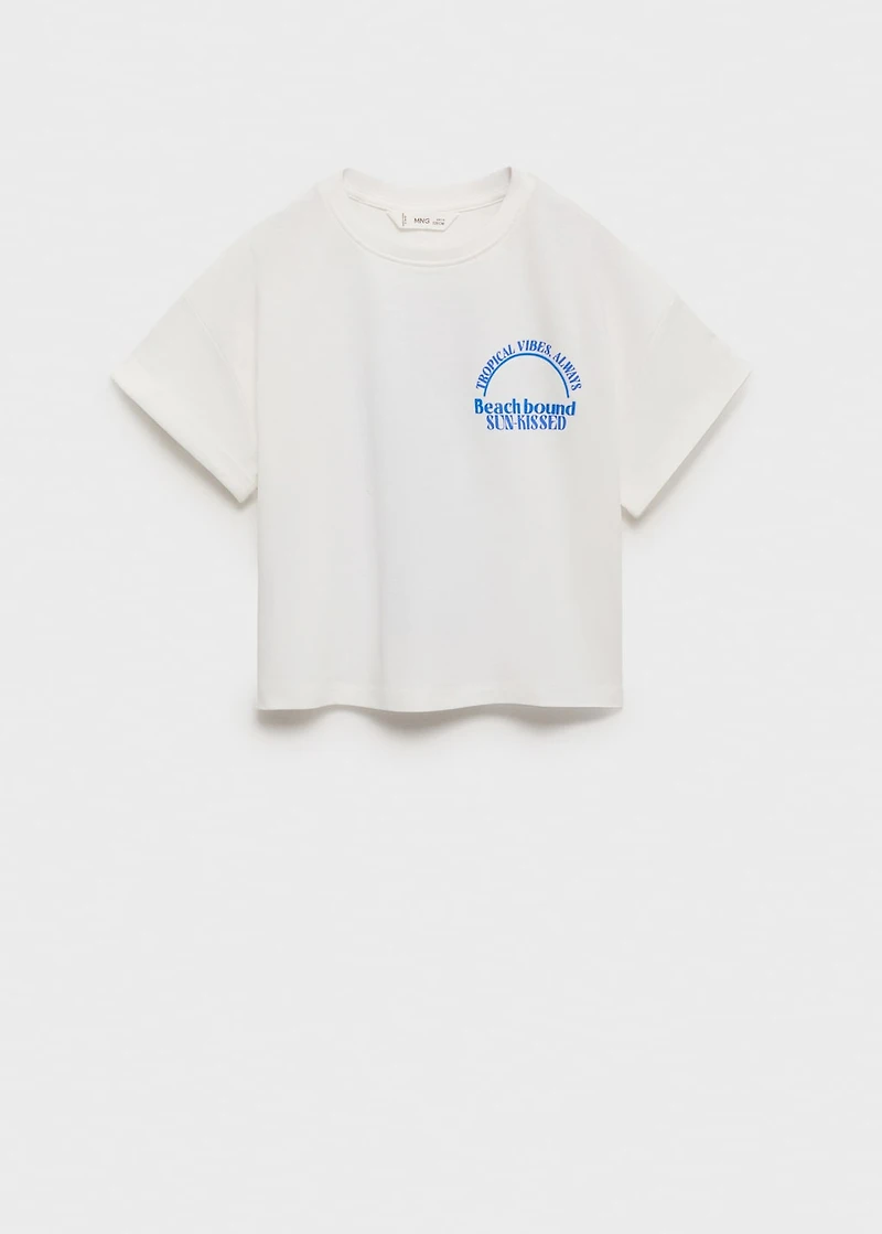 Short-sleeved printed t-shirt