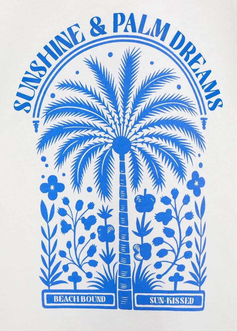 Short-sleeved printed t-shirt