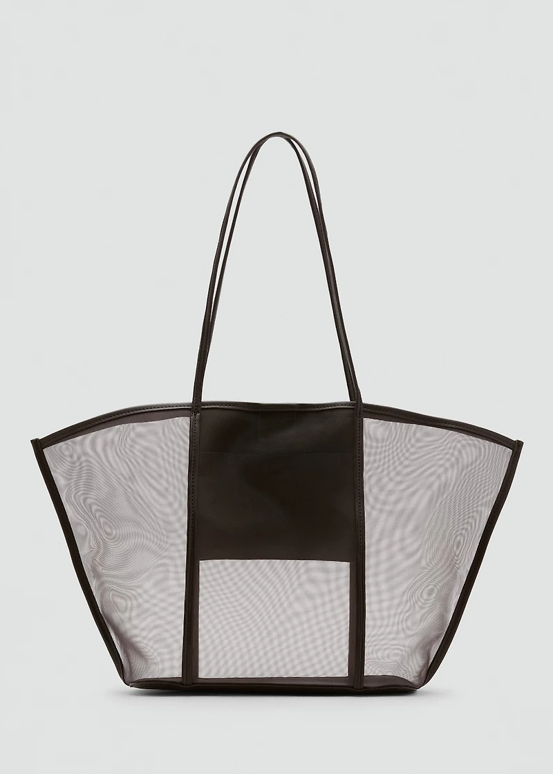 Semi-transparent shopper bag