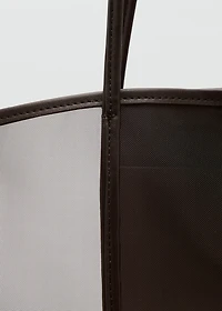 Semi-transparent shopper bag