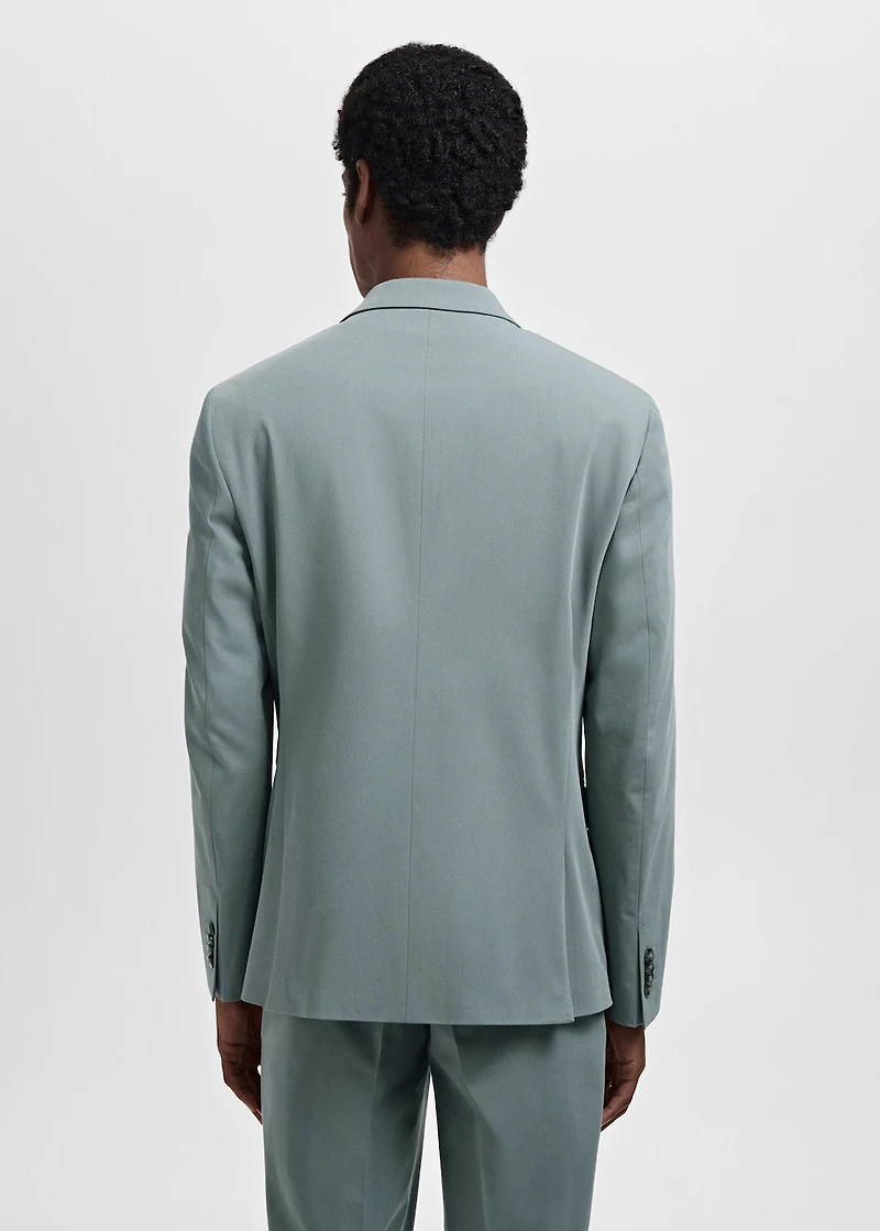 Super slim-fit suit jacket stretch fabric