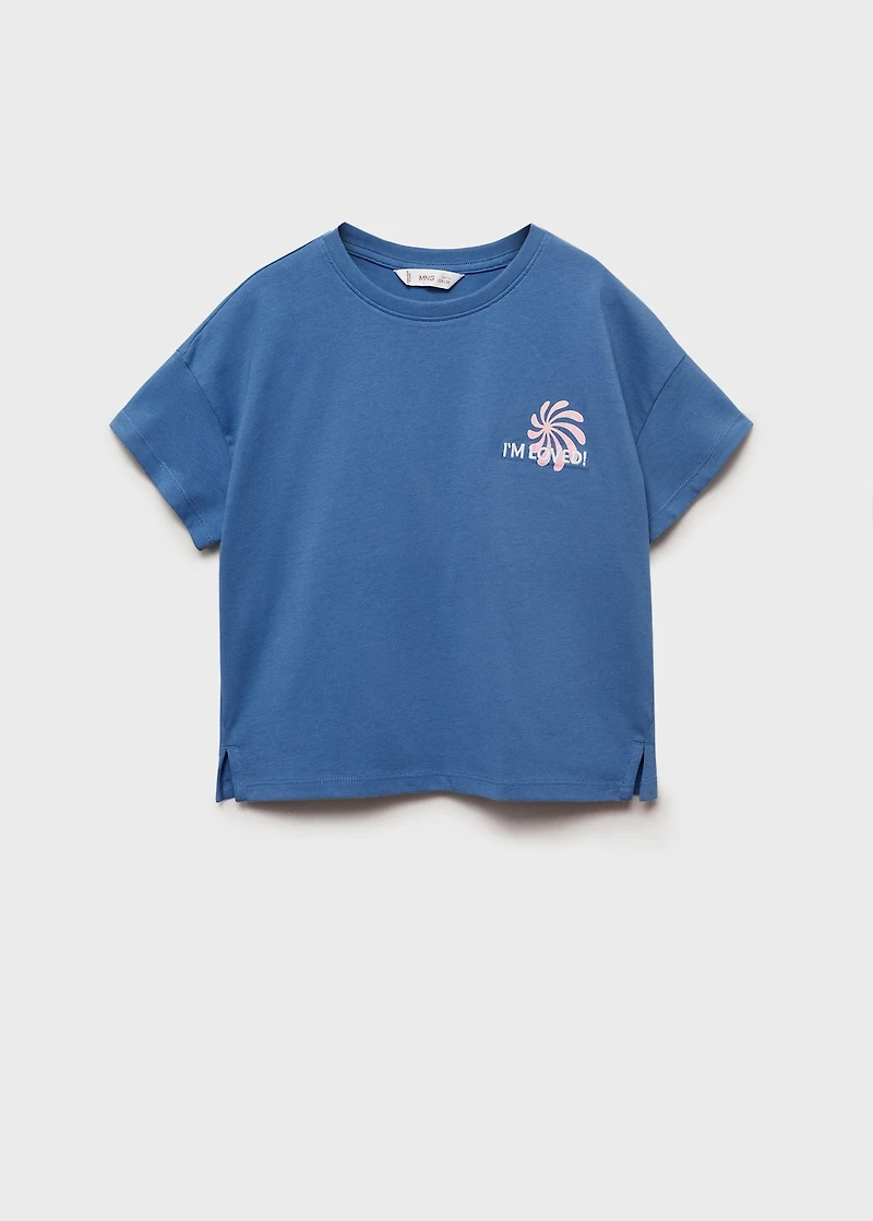 Short-sleeved printed t-shirt