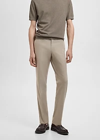 Monaco slim-fit suit pants