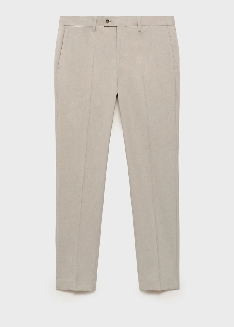 Monaco slim-fit suit pants