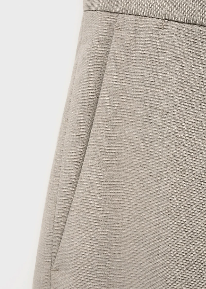 Monaco slim-fit suit pants