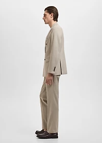 Monaco slim-fit suit pants