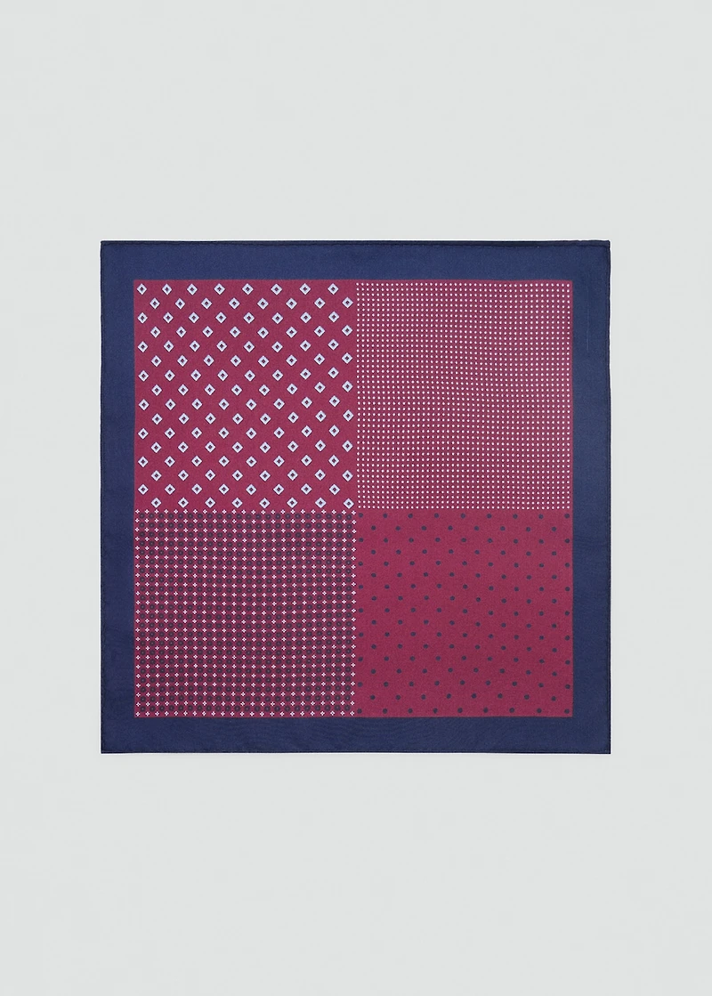 100% silk pocket square