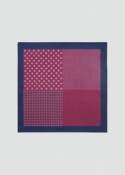 100% silk pocket square