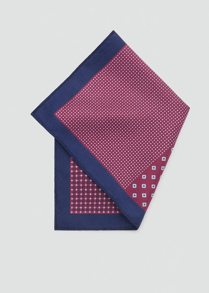100% silk pocket square