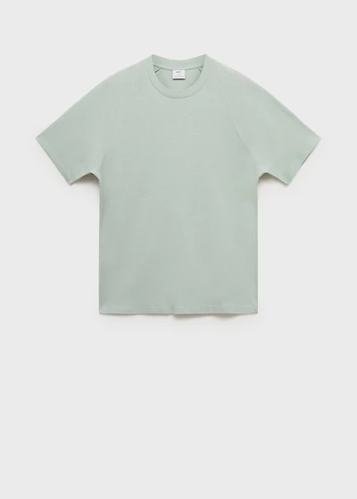 Relaxed-fit cotton-linen t-shirt