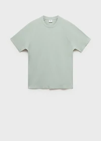 Relaxed-fit cotton-linen t-shirt