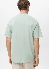 Relaxed-fit cotton-linen t-shirt