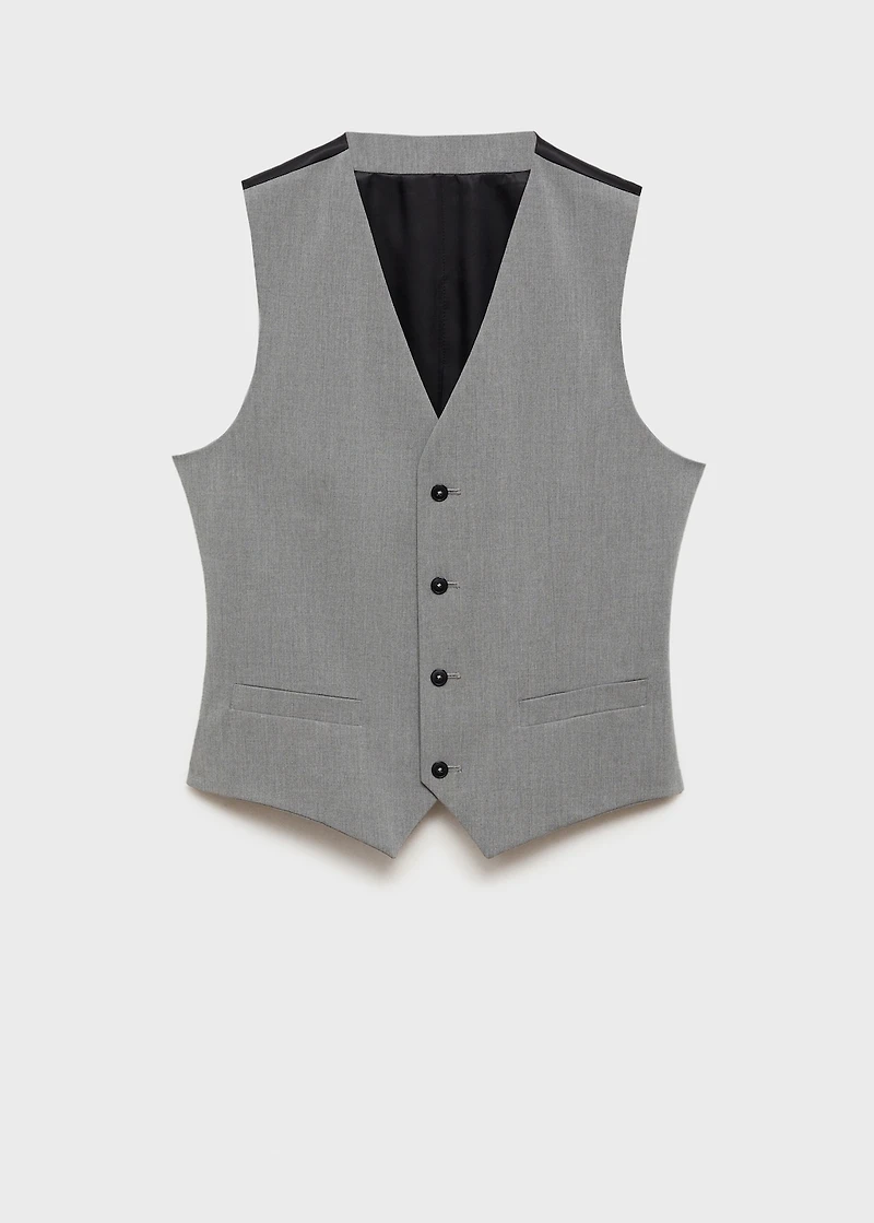 Paris super slim-fit suit vest