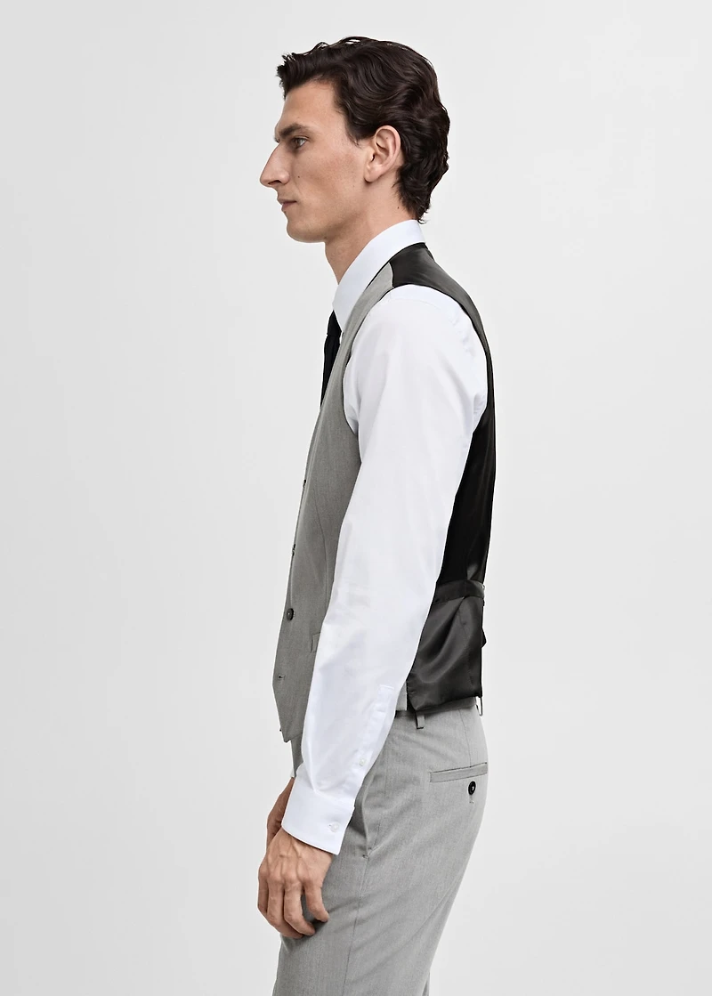 Paris super slim-fit suit vest