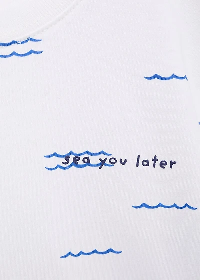 Short-sleeved printed t-shirt