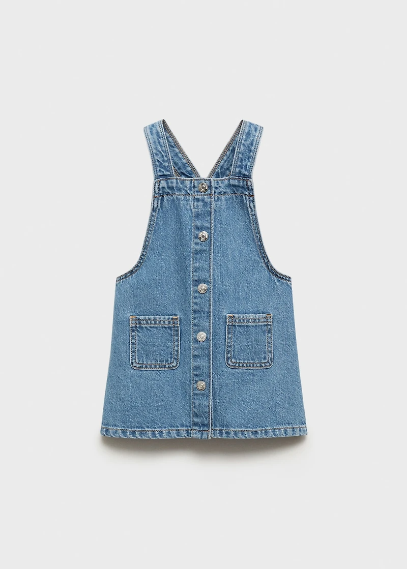 Denim buttons pichi