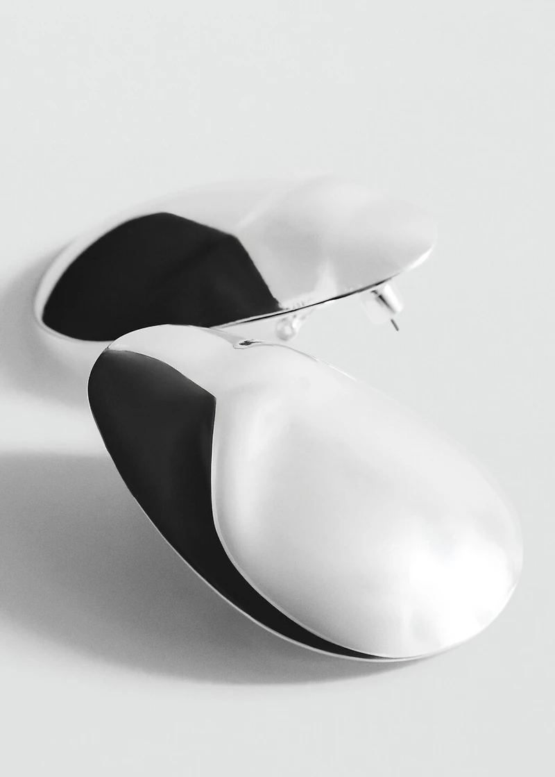 Maxi oval design earrings