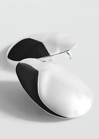 Maxi oval design earrings