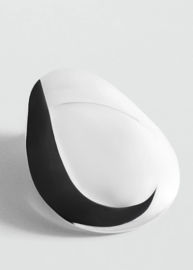 Maxi oval design earrings