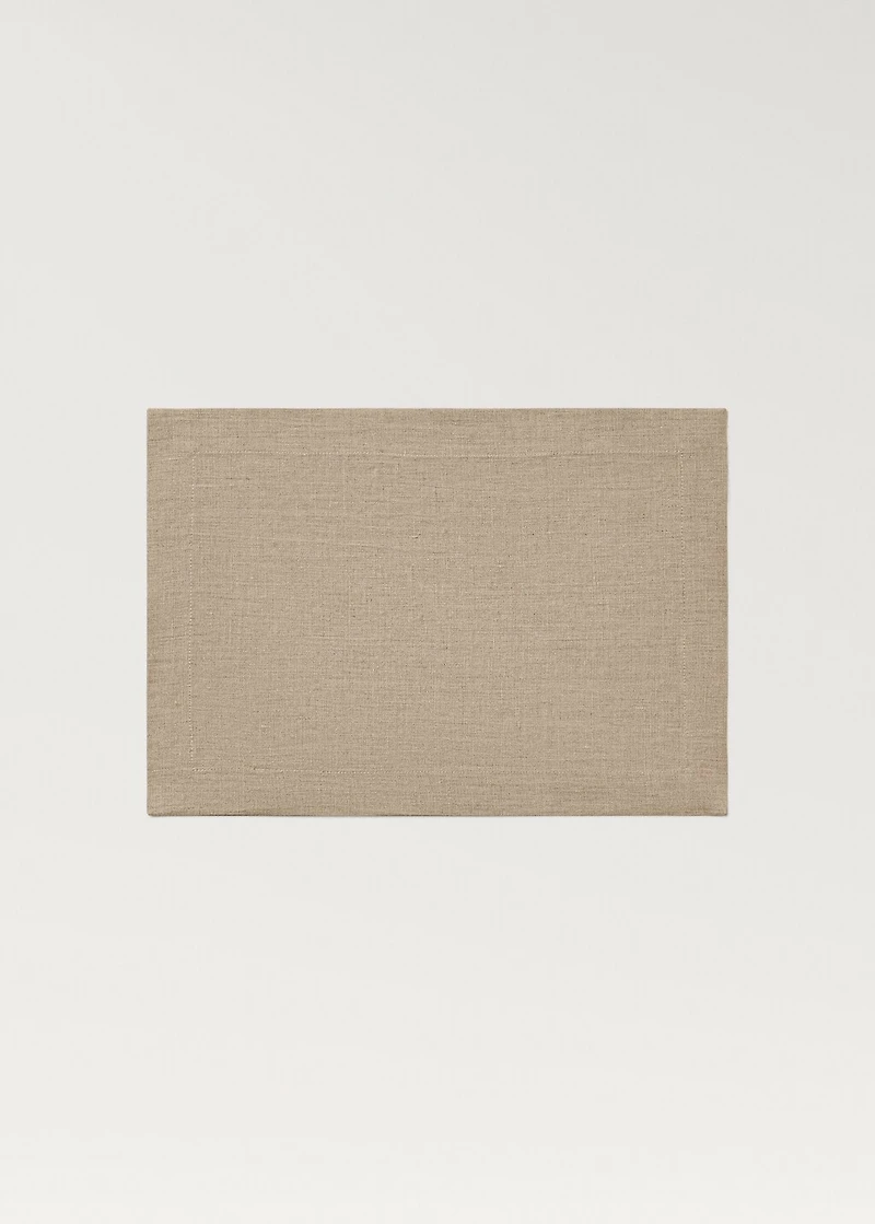 Linen placemat