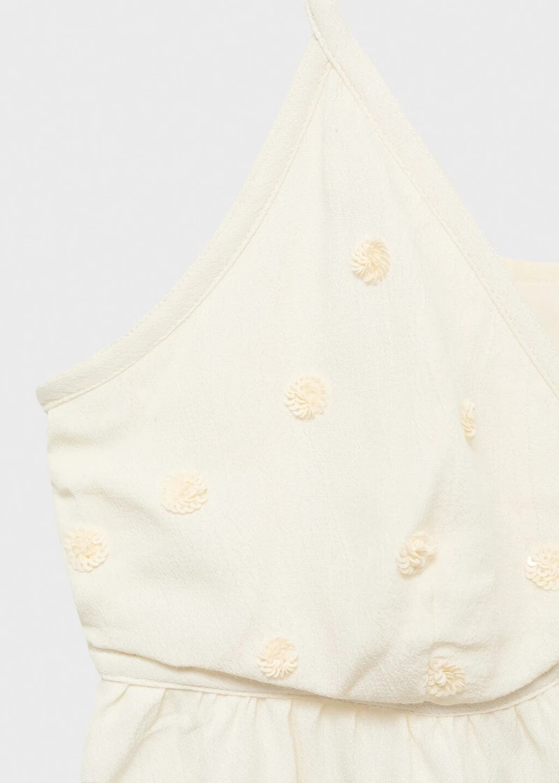 Knitted top with sequin detail