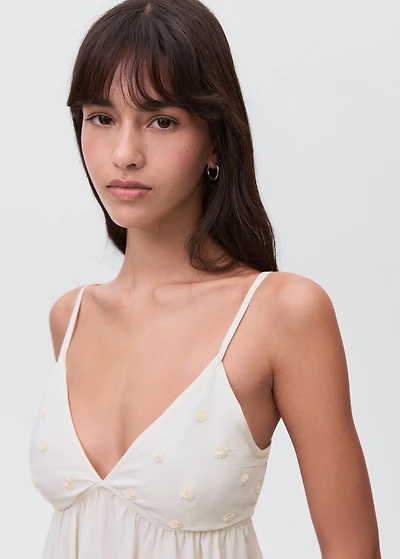 Knitted top with sequin detail