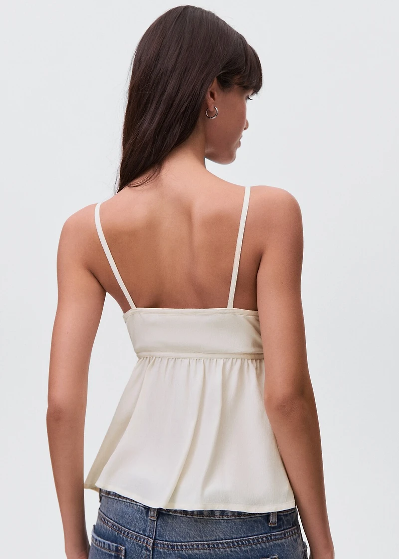 Knitted top with sequin detail