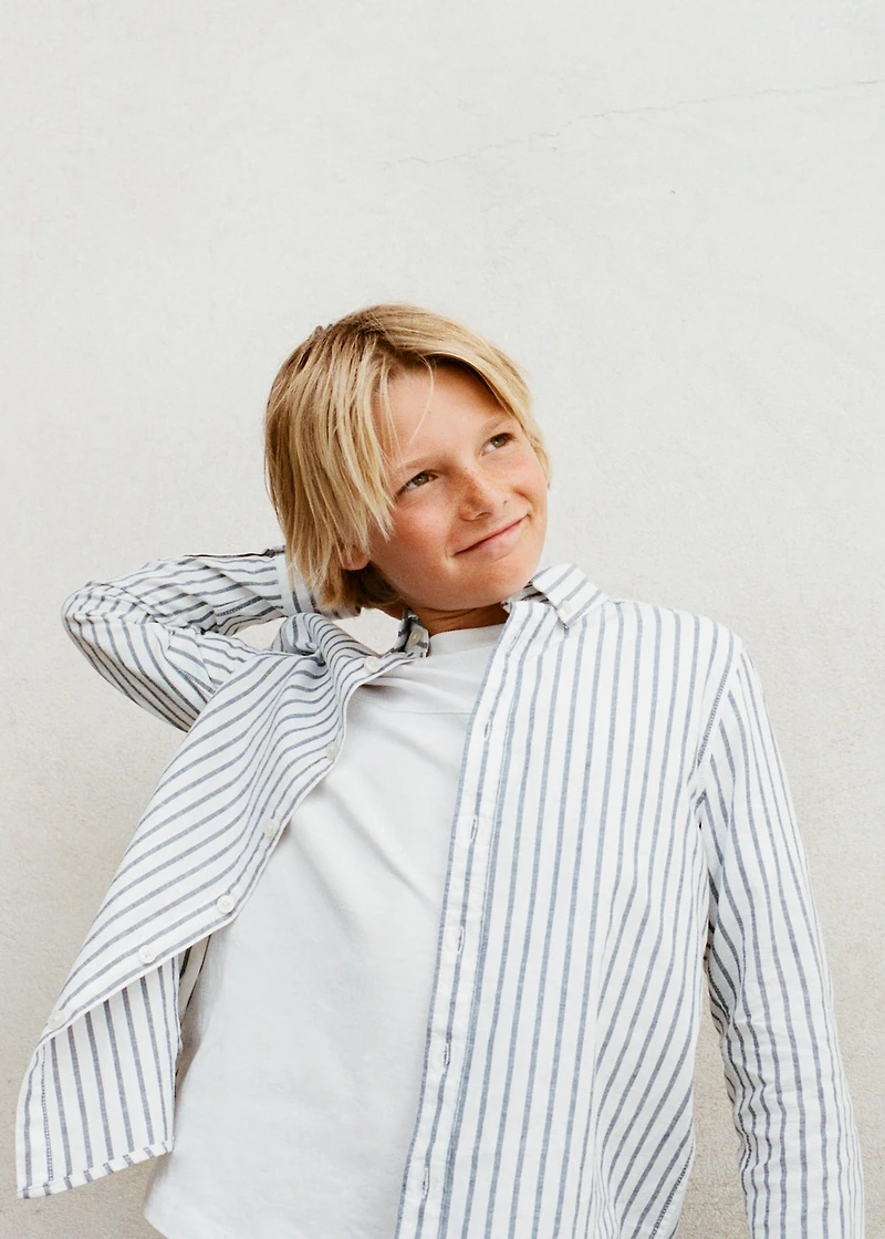 Striped Oxford shirt