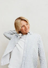 Striped Oxford shirt