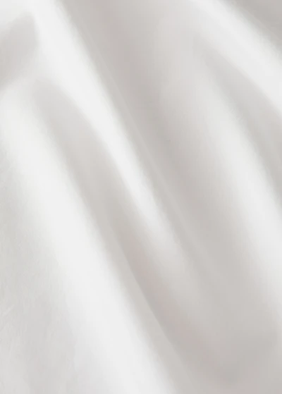 Washed percale cotton duvet cover with zigzag stitching for cm bed