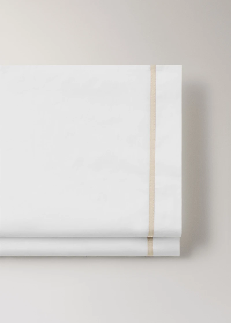 200-thread count percale cotton top sheet for / cm bed