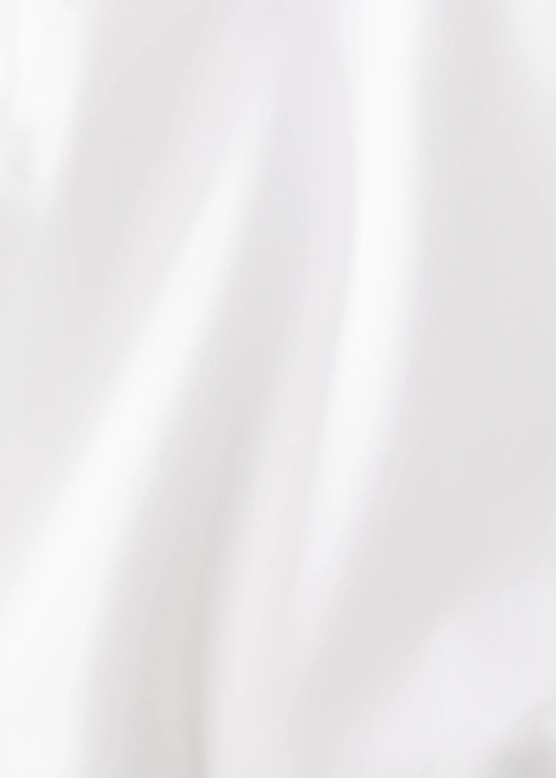 300-thread count percale cotton top sheet for 135/140 cm bed