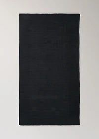 Cotton waffle bath towel