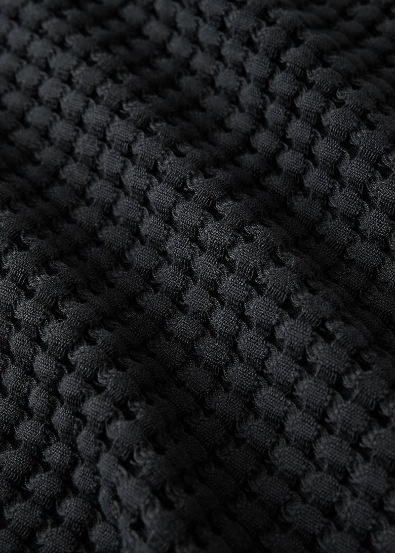 Cotton waffle hand towel