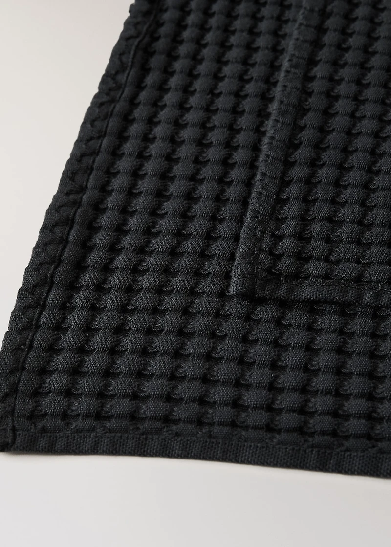 Cotton waffle hand towel