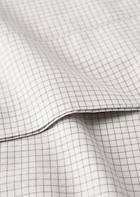 Children's flat sheet, cotton percale, mini check