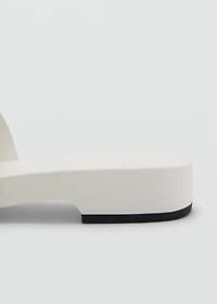 Studded leather sandals