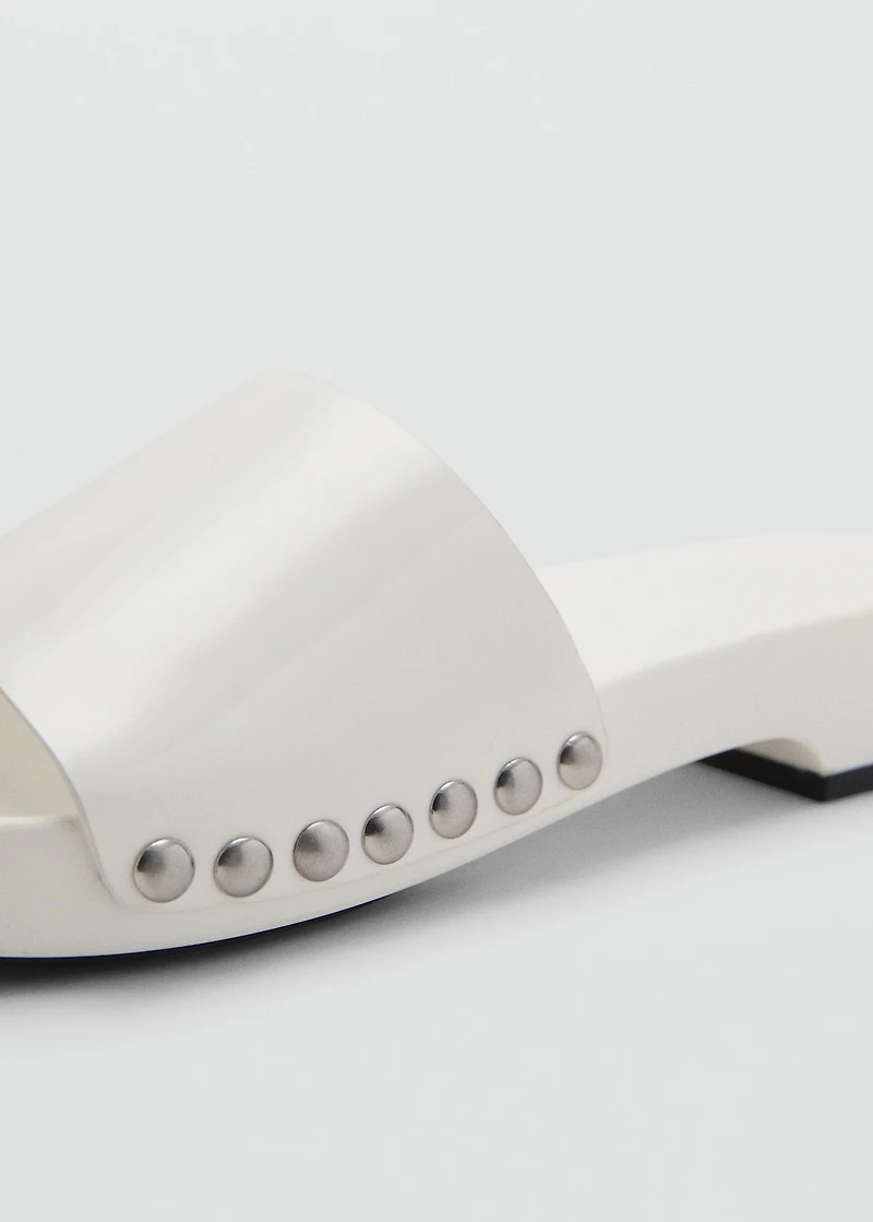 Studded leather sandals