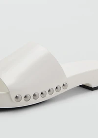 Studded leather sandals