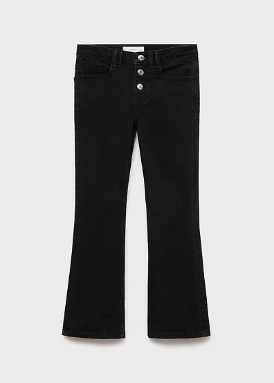 Buttons flare jeans