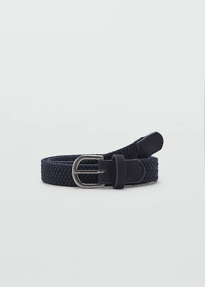 Braided elastic belt