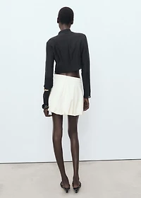 Lyocell blouse with toggles