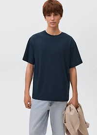 Embroidered cotton T-shirt