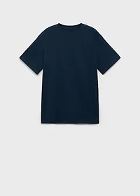 Embroidered cotton T-shirt