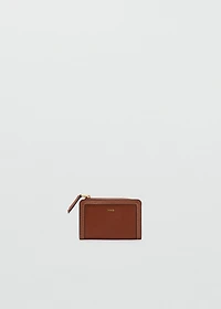 Small faux-leather wallet