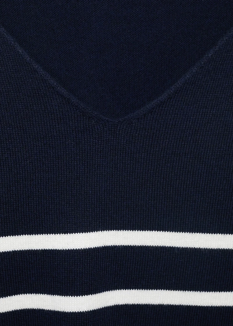Knit striped sweater